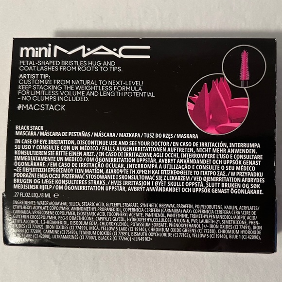 đź’—BRAND NEWđź’— MAC 6 piece travel set w/ Mini MACStack Mascara, Fix+ Stay Overđź’— - Picture 8 of 13